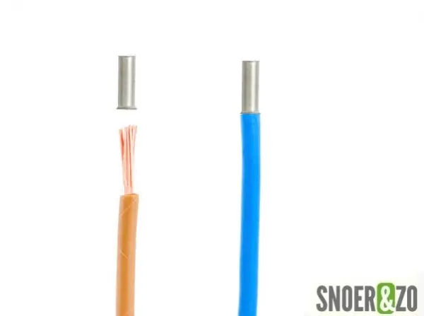 Adereindhuls ongeïsoleerd 0.75MM² ( zak 1000 stuks )