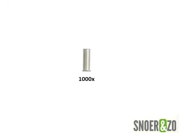 Adereindhuls ongeïsoleerd 0.75MM² ( zak 1000 stuks )