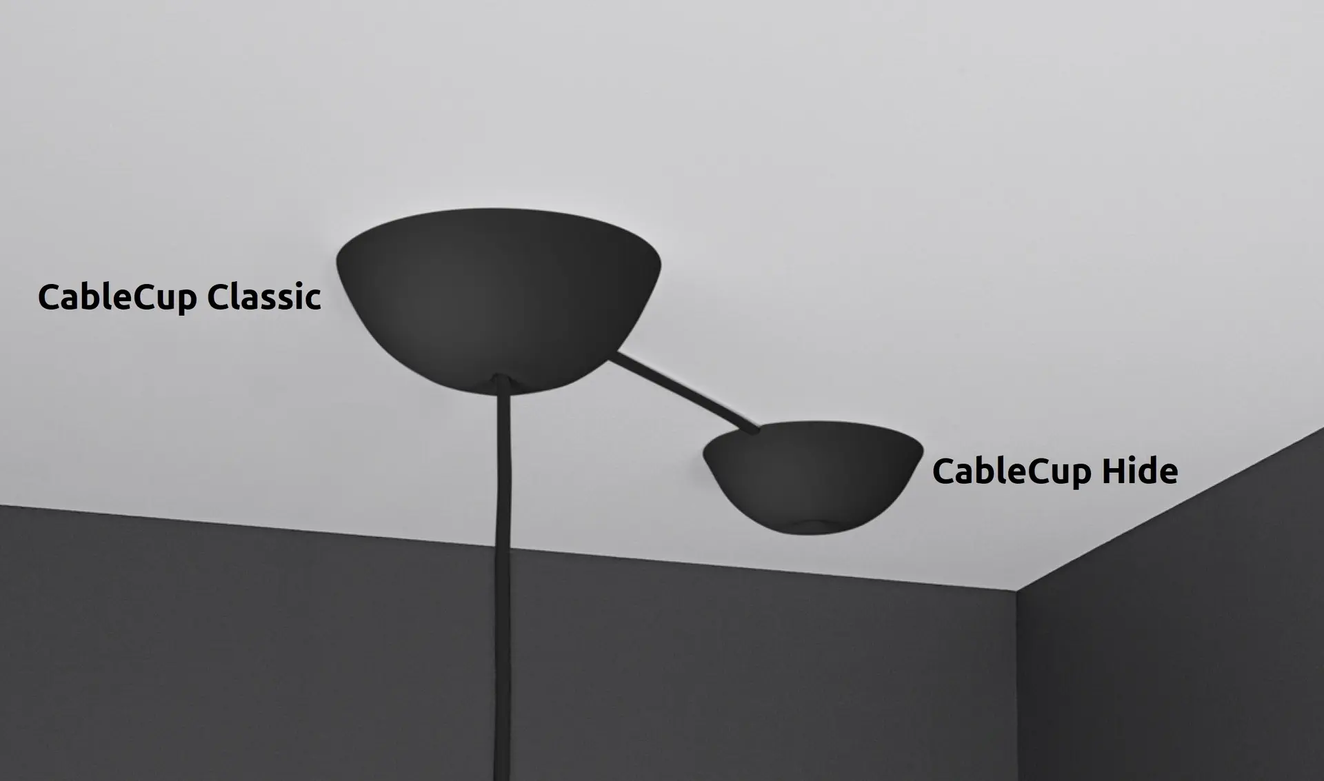 CableCup Hide zwart
