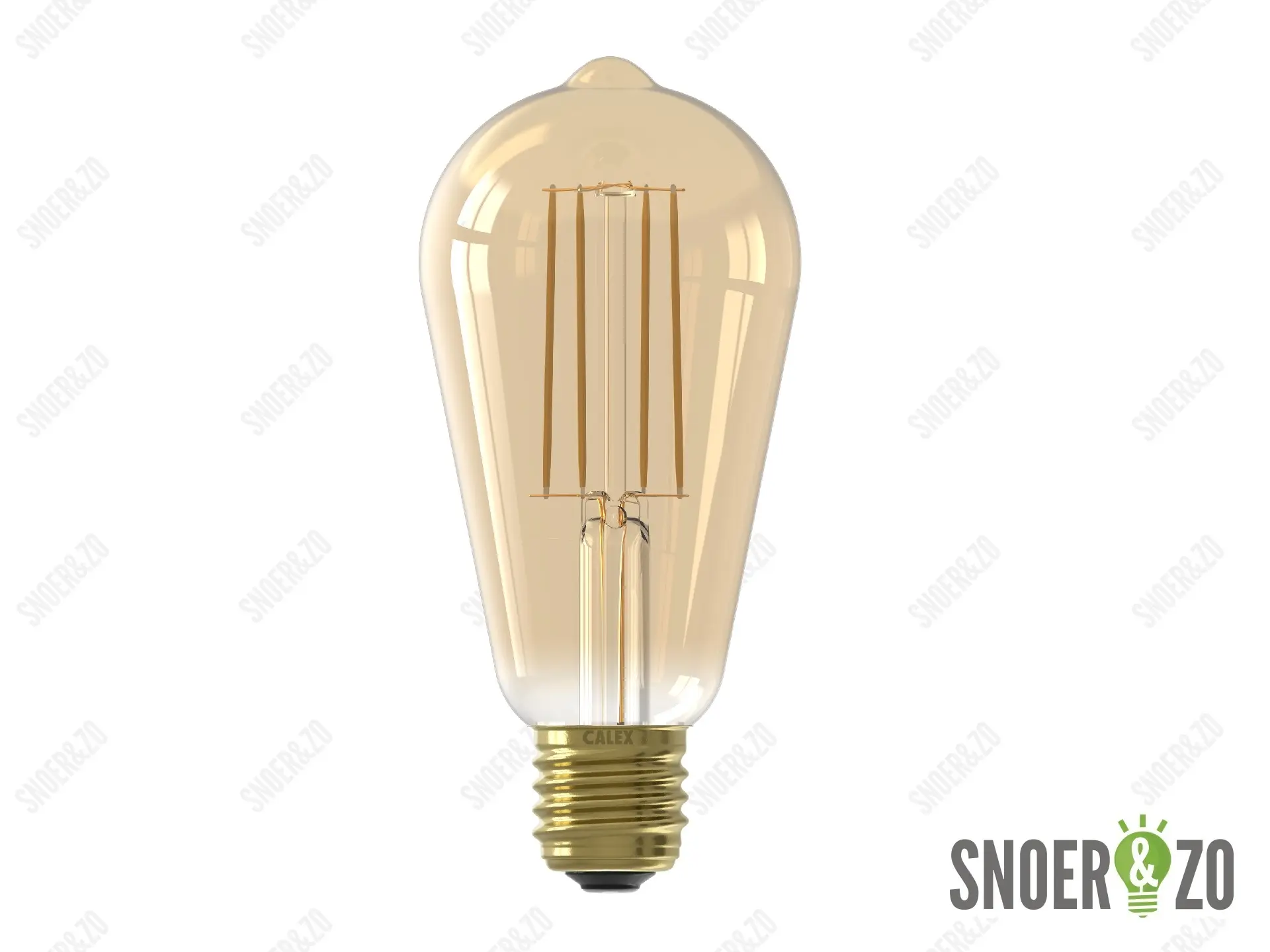 Calex LED filament edison ST64 4.5W E27 goud dimbaar