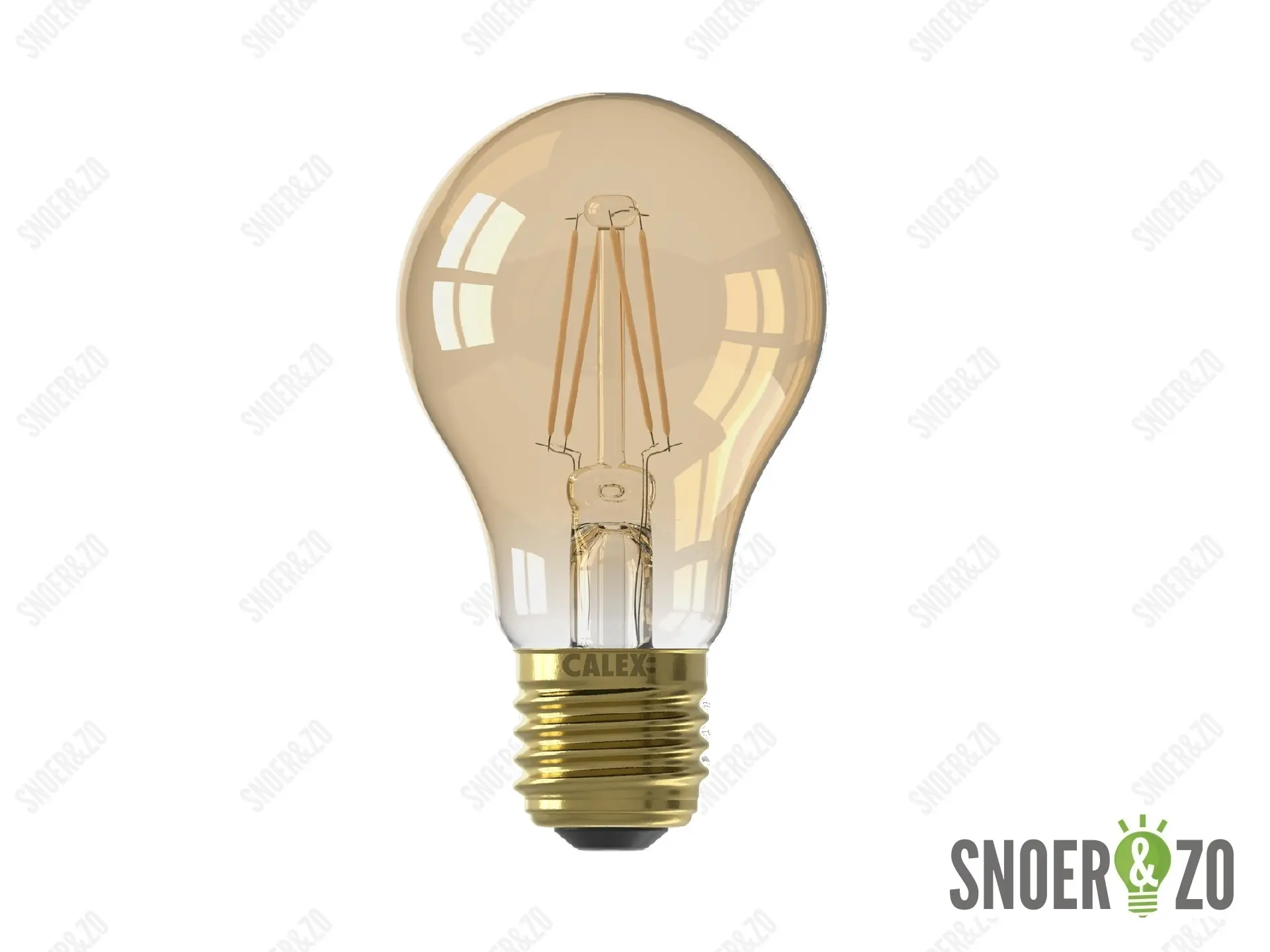 Calex LED filament GLS 4.5W E27 goud dimbaar
