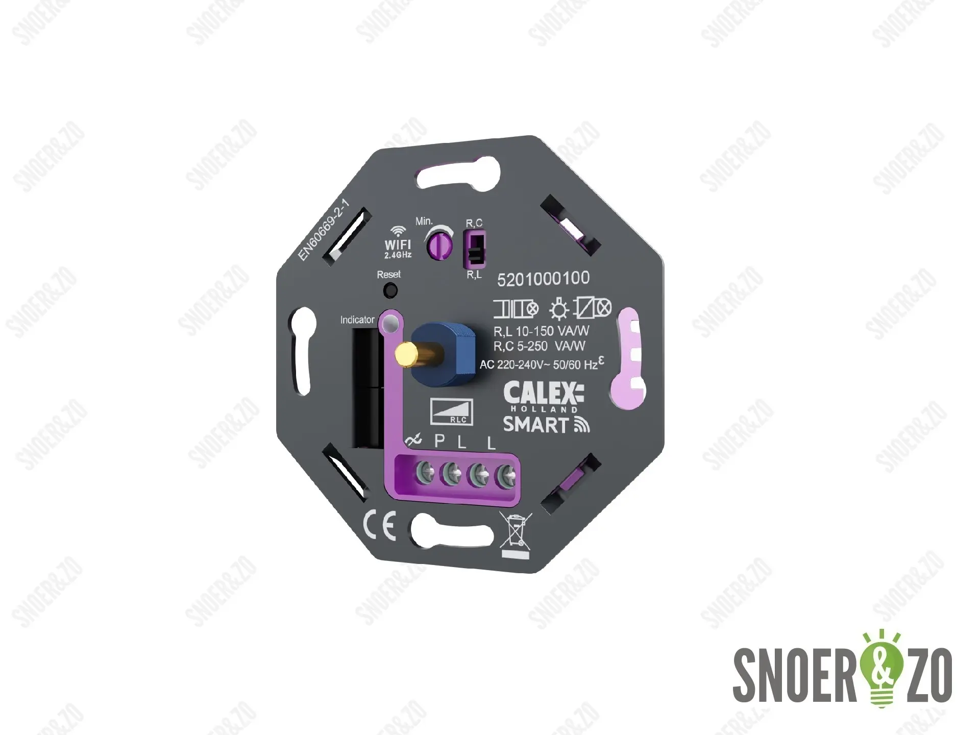 Calex Smart WiFi dimmer led 5-250W - Jung AS500 wit set