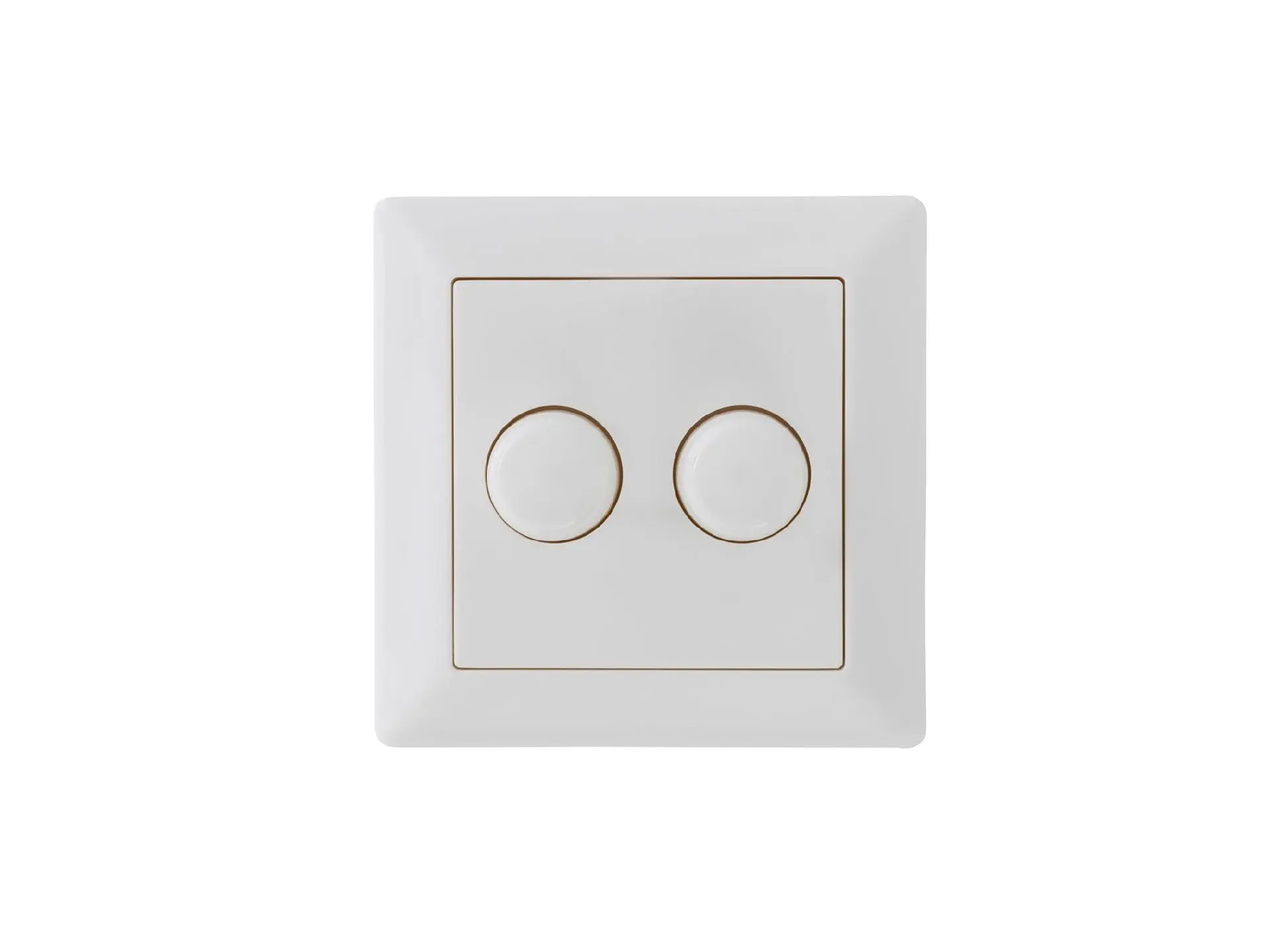 EcoDim Duo dimmerknop wit compleet - geschikt voor GIRA/JUNG/Merten