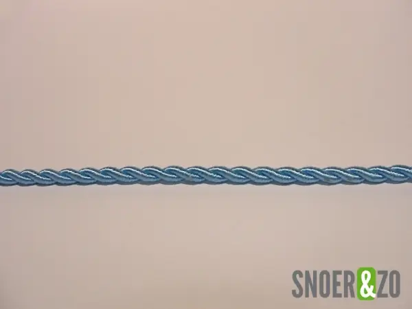 Gedraaid strijkijzersnoer blauw