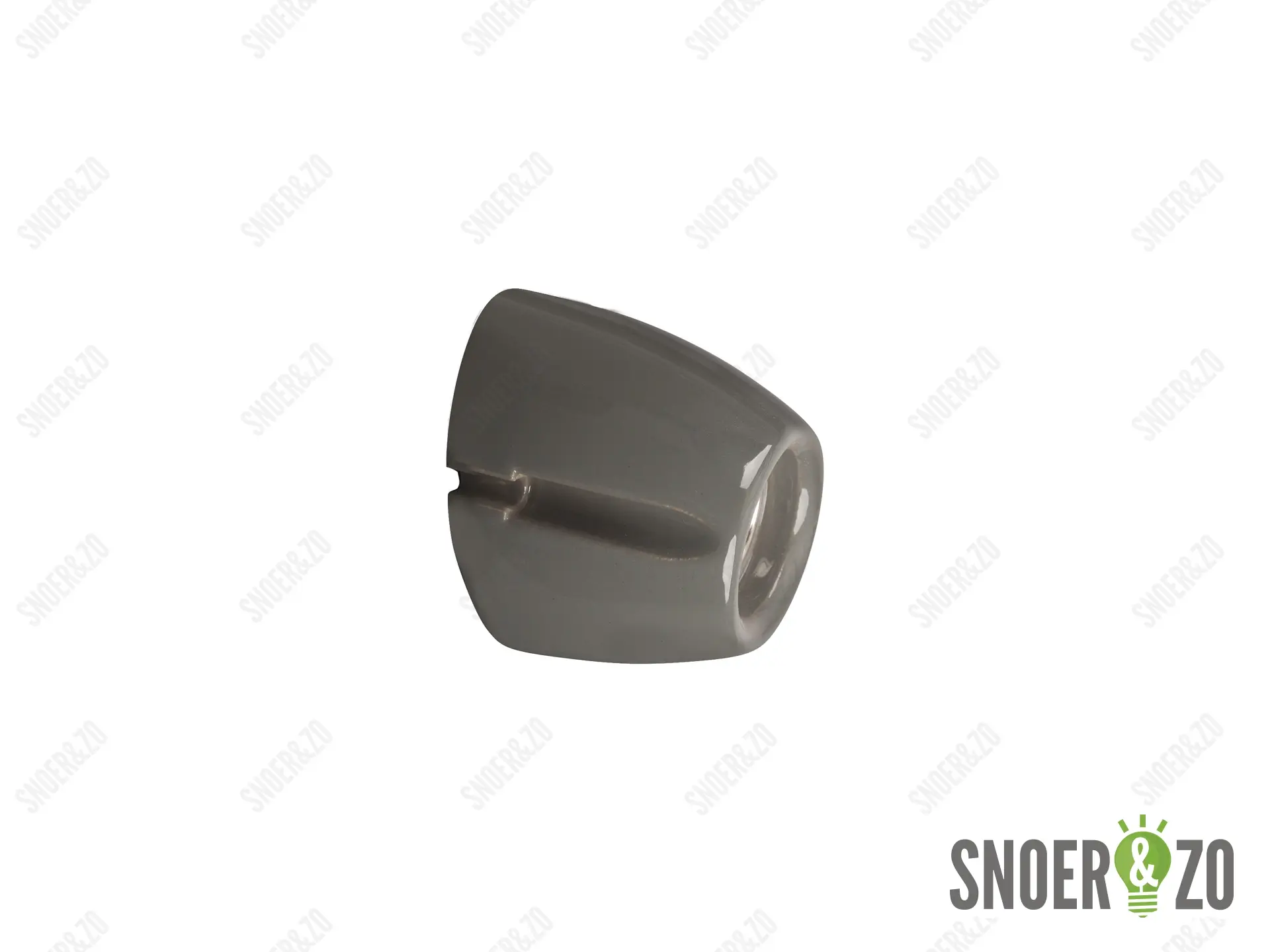 Ifö Electric Basic wandlamp grijs porselein schuin E27