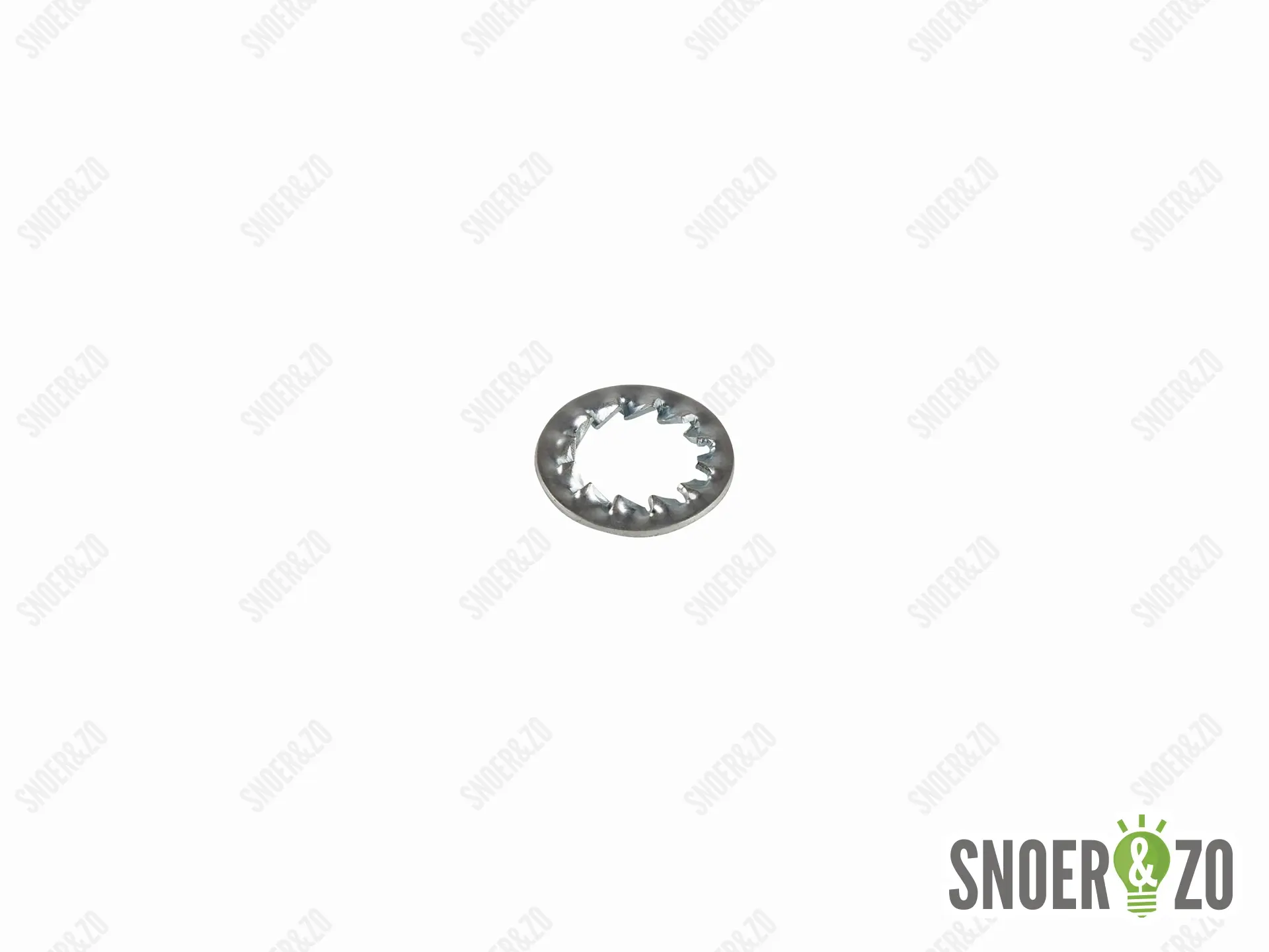 Kartelring metaal 22 mm met gat 13.5 mm