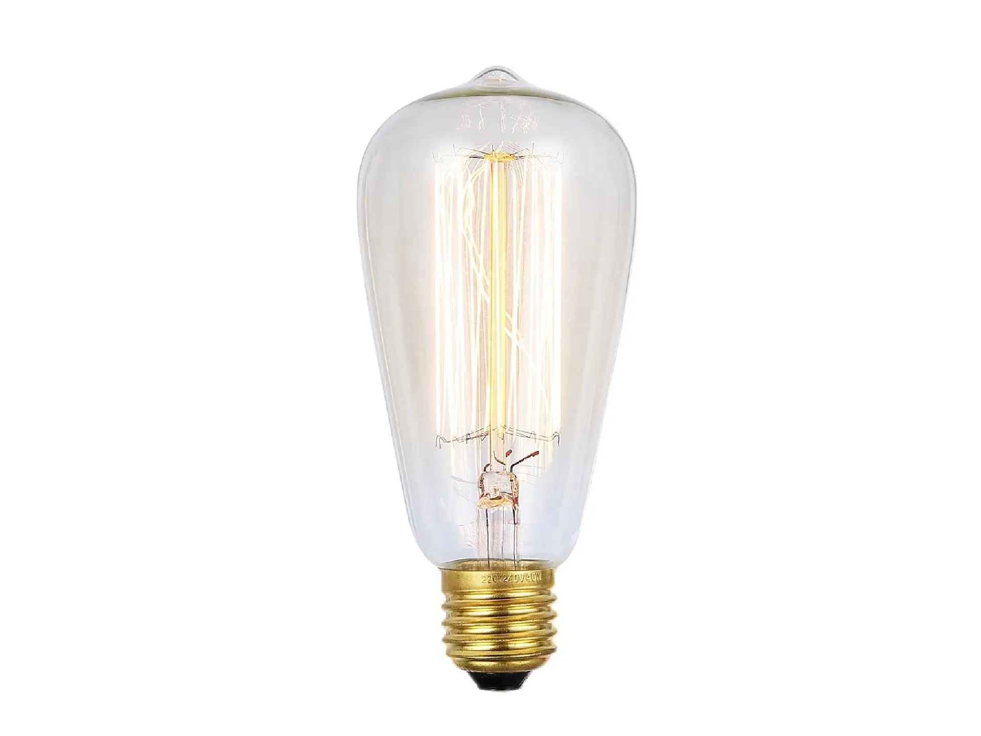 Kooldraadlamp edison ST64 helder 100W E27