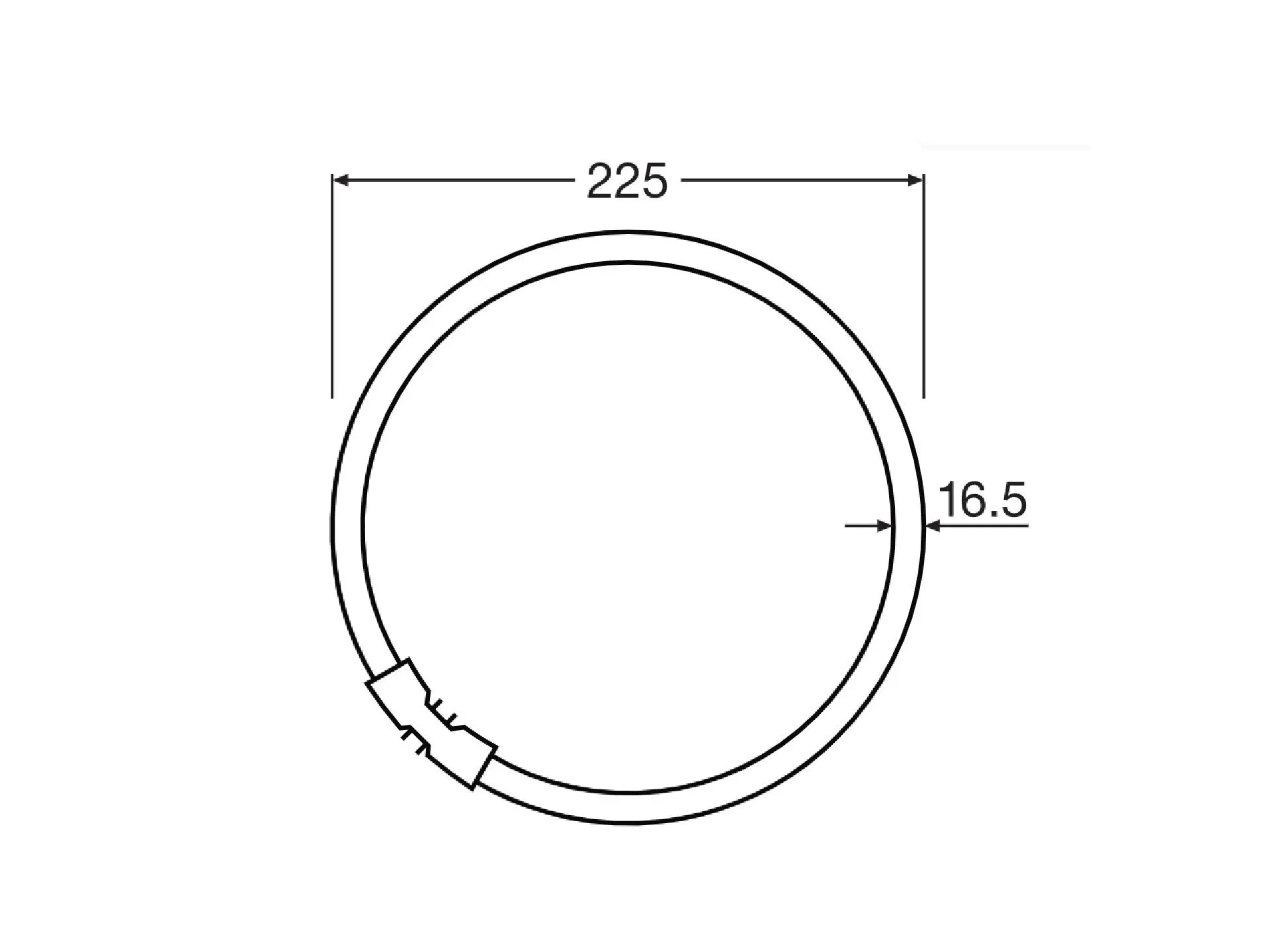 LEDVANCE LED T5 FC22 - 225mm - 11.6W 840 koel wit - 2GX13 - vervanger van 22W ronde TL T5 buis