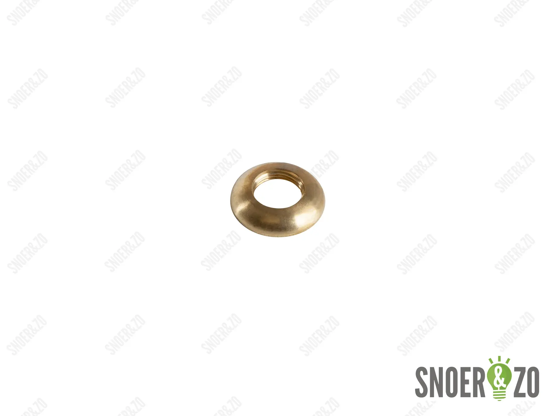 Moer half rond messing groot M13x1