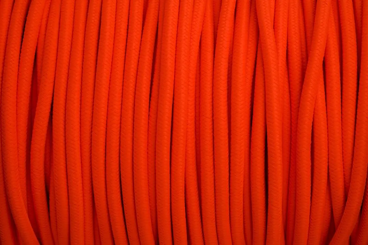 Neon oranje strijkijzersnoer - 2 aderig