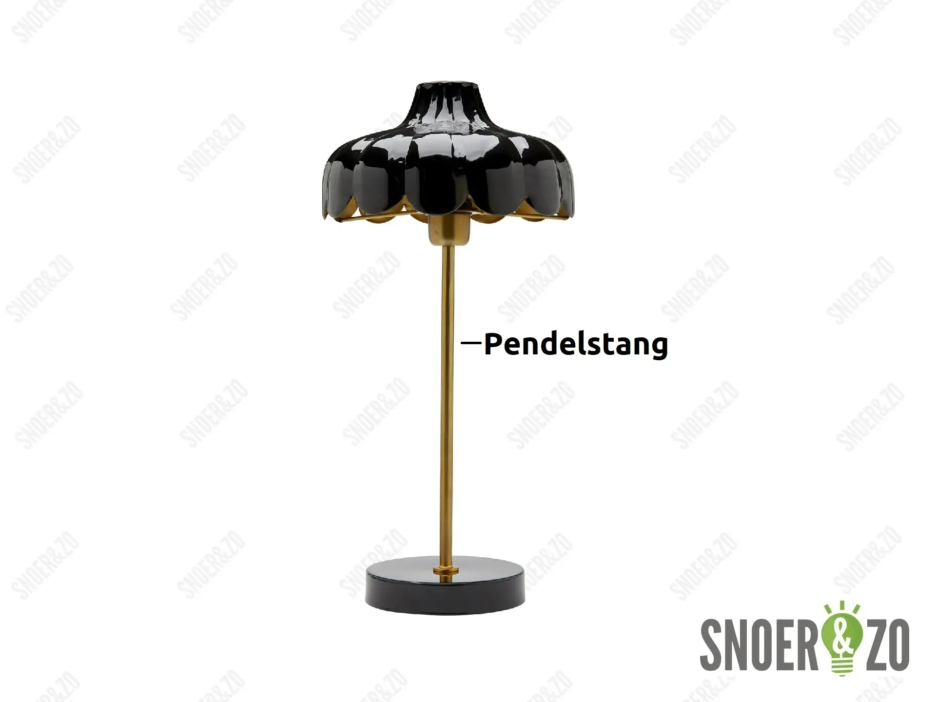 Pendelstang chroom M10x1 - 30 cm