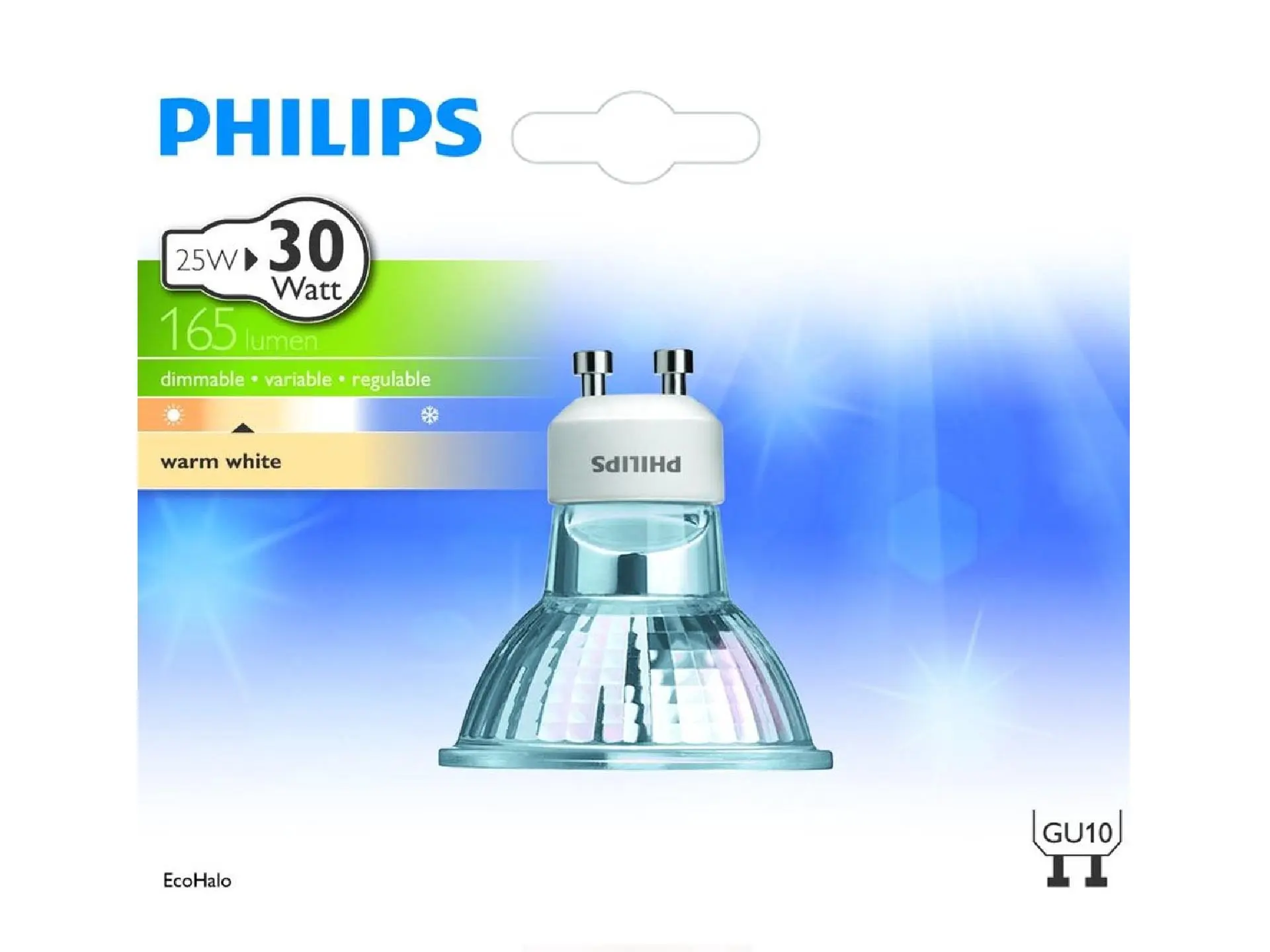 Philips Eco Twist halogeenlamp GU10 25W 40° - EV