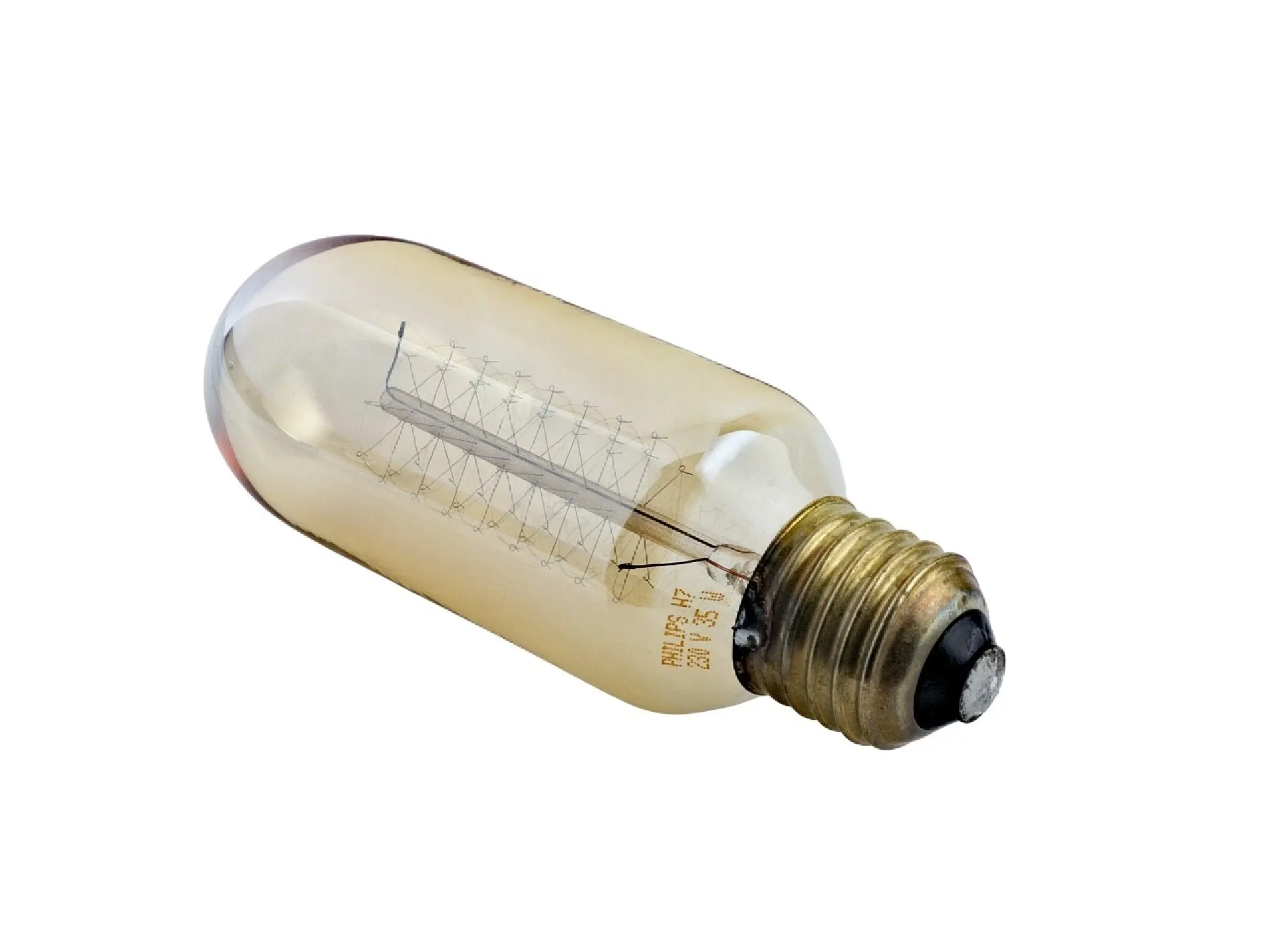 Philips kooldraadlamp buis T45 goud 35W E27 - EV