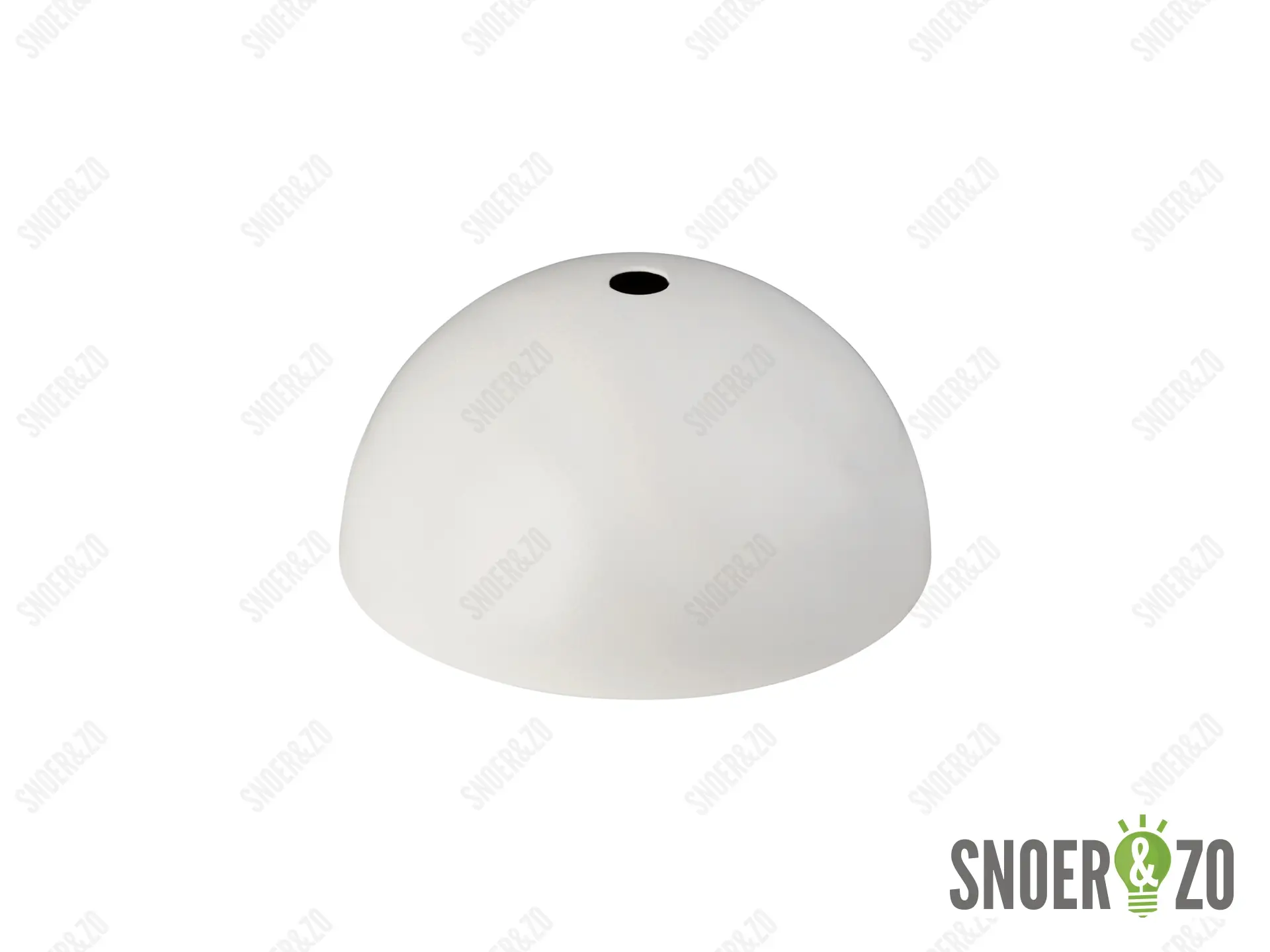 Plafondkap metaal rond wit