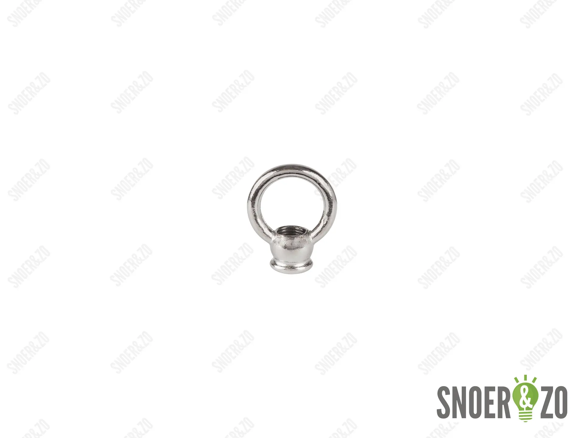 Ringnippel chroom 30 mm - M10x1 binnendraad