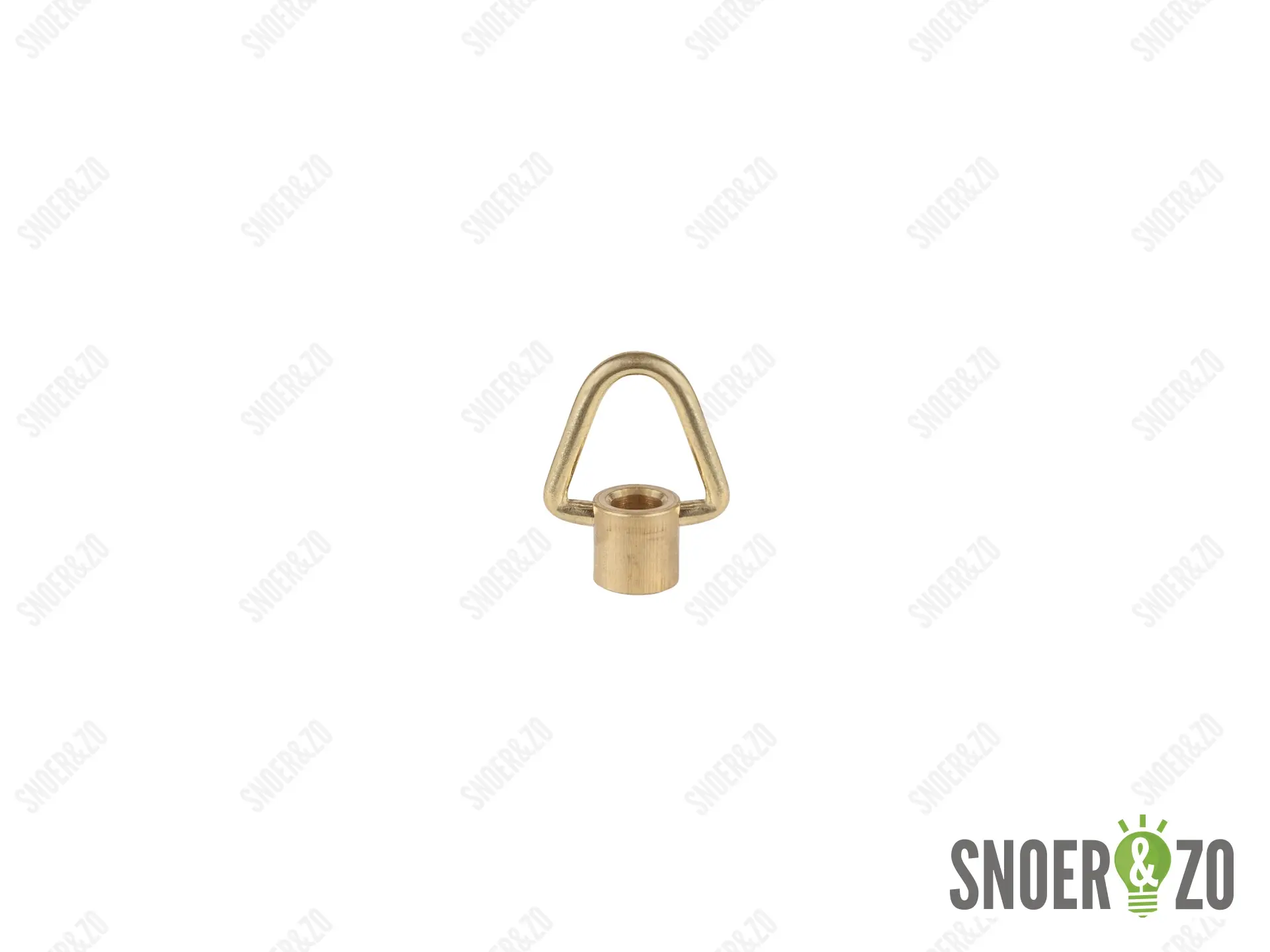 Ringnippel messing driehoek beweegbaar 29 mm M10x1 binnendraad
