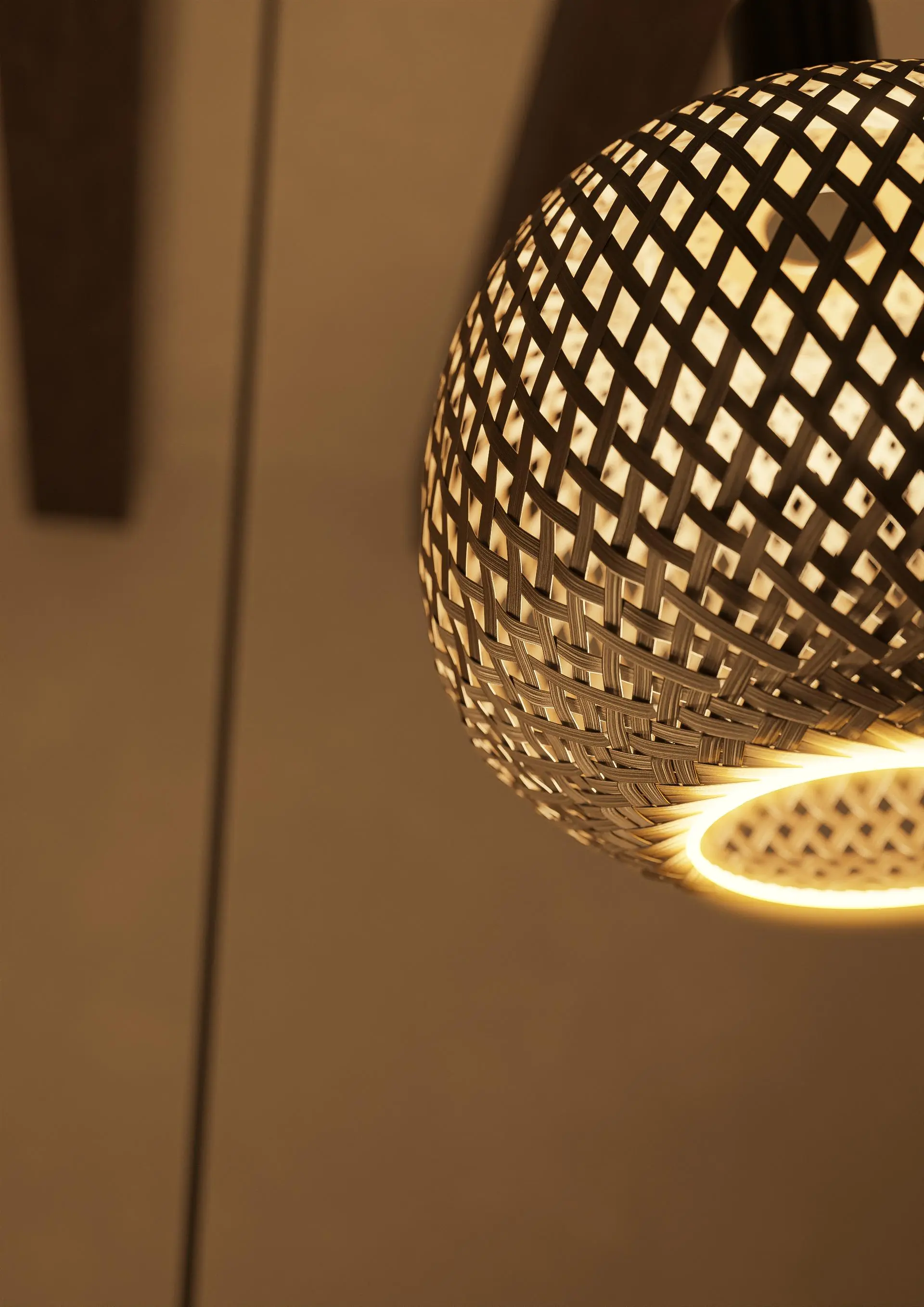 Segula LED Floating Bamboo Globe 180 mm 5W 2200K bronze
