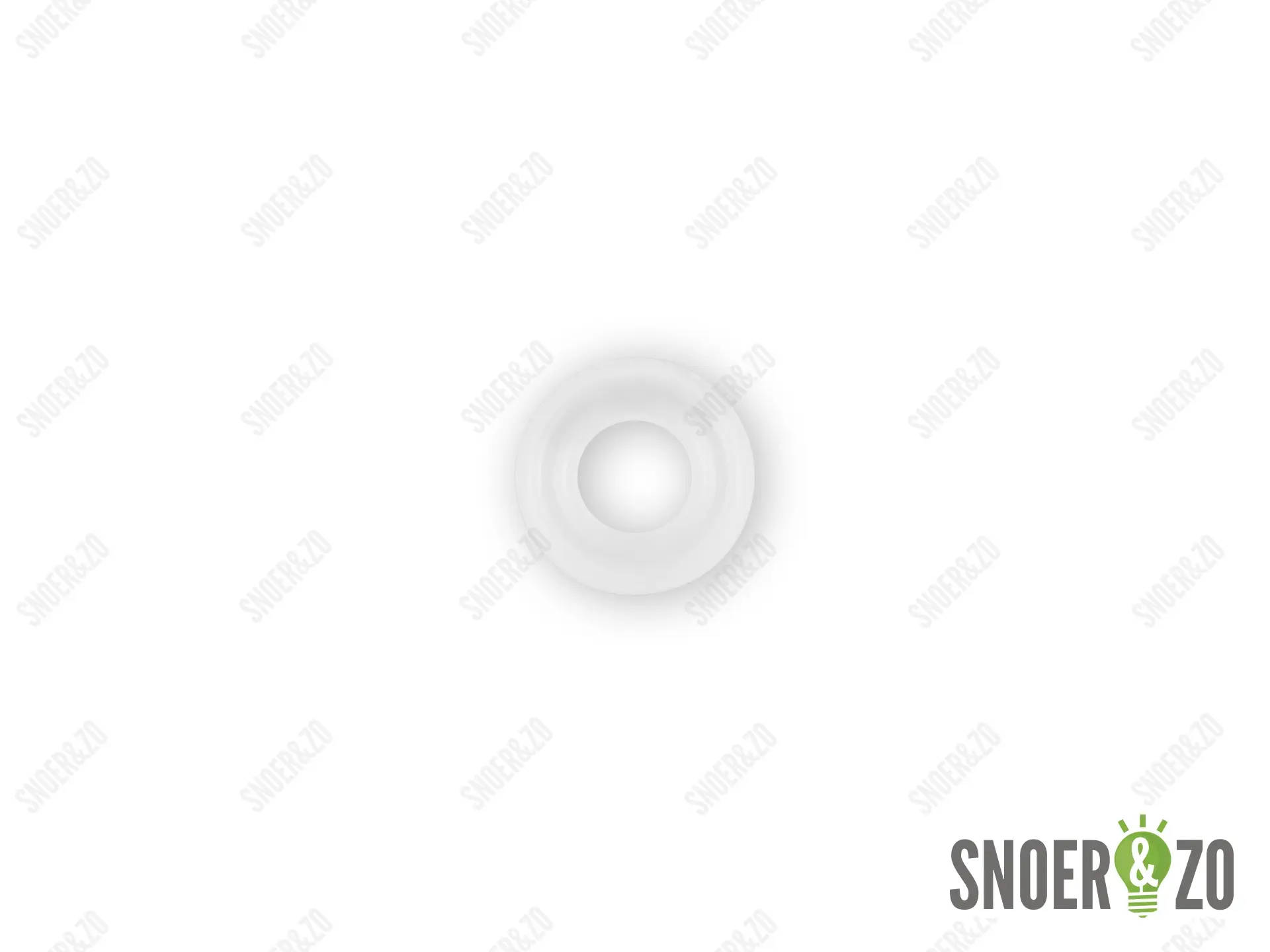 Sluitring kunststof 22 mm met gat 10.5 mm