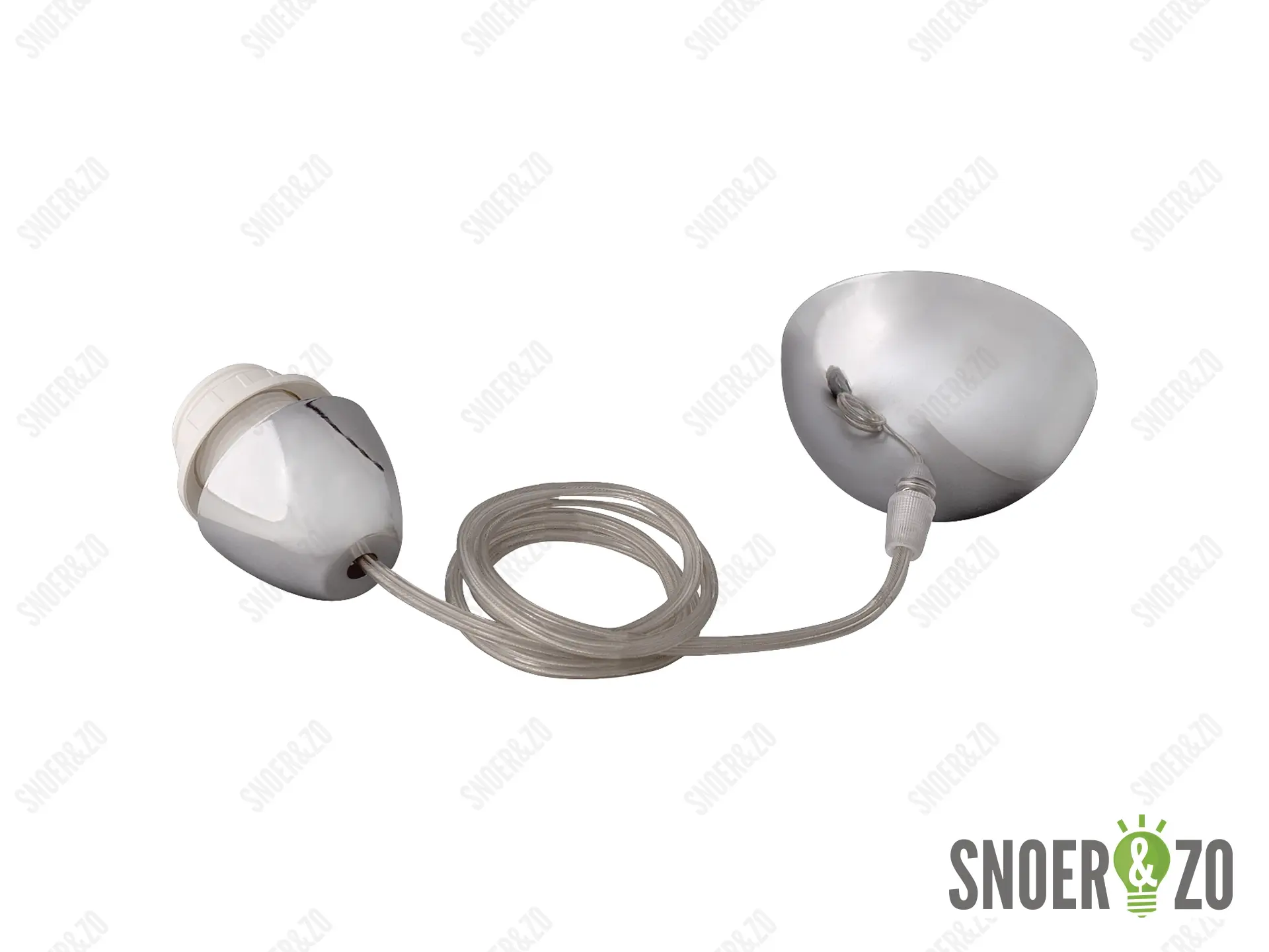 Snoerpendel E27 - 120cm - kleur chroom
