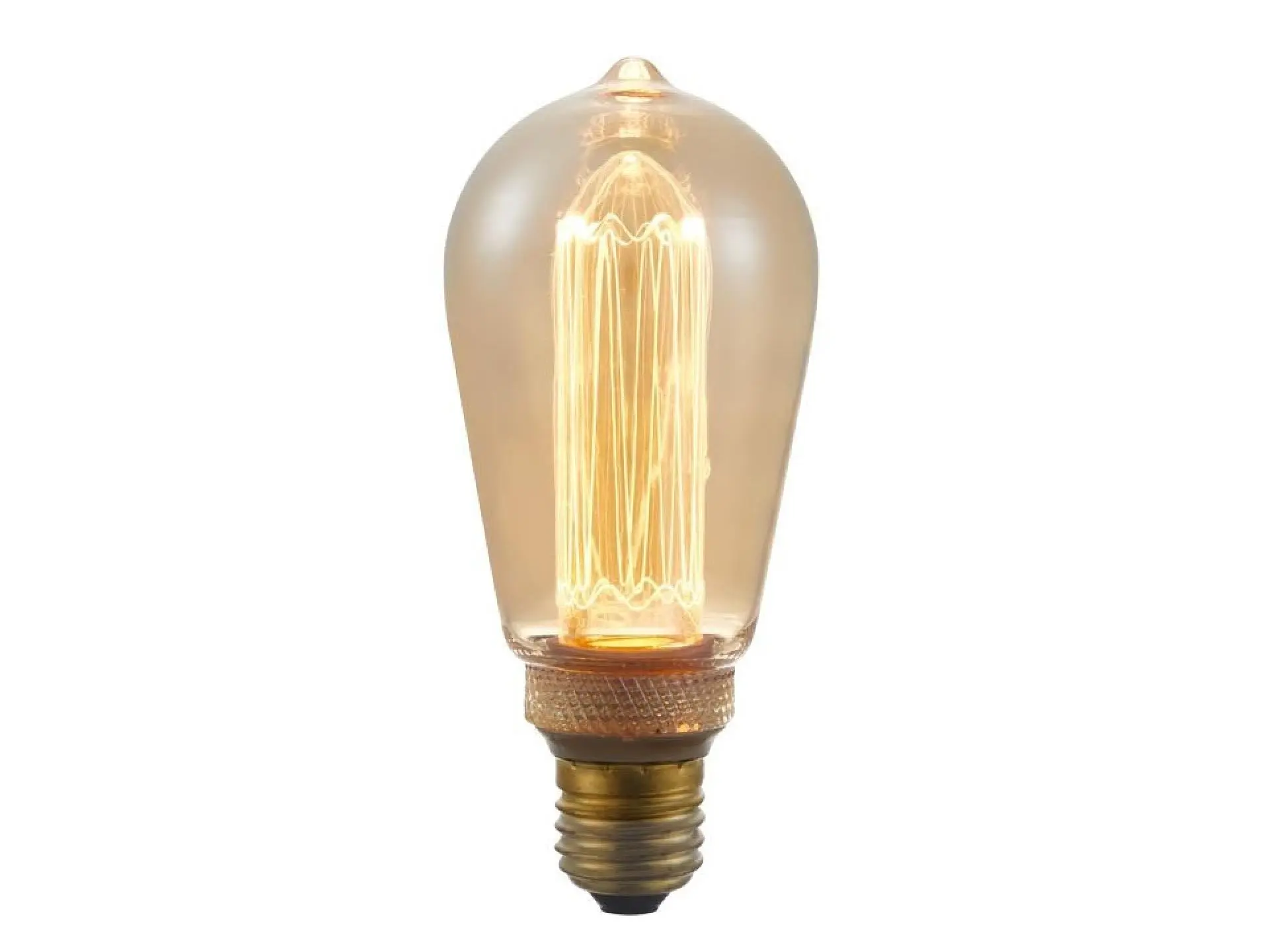 SPL LED vintage edison ST64 3.5W E27 goud dimbaar