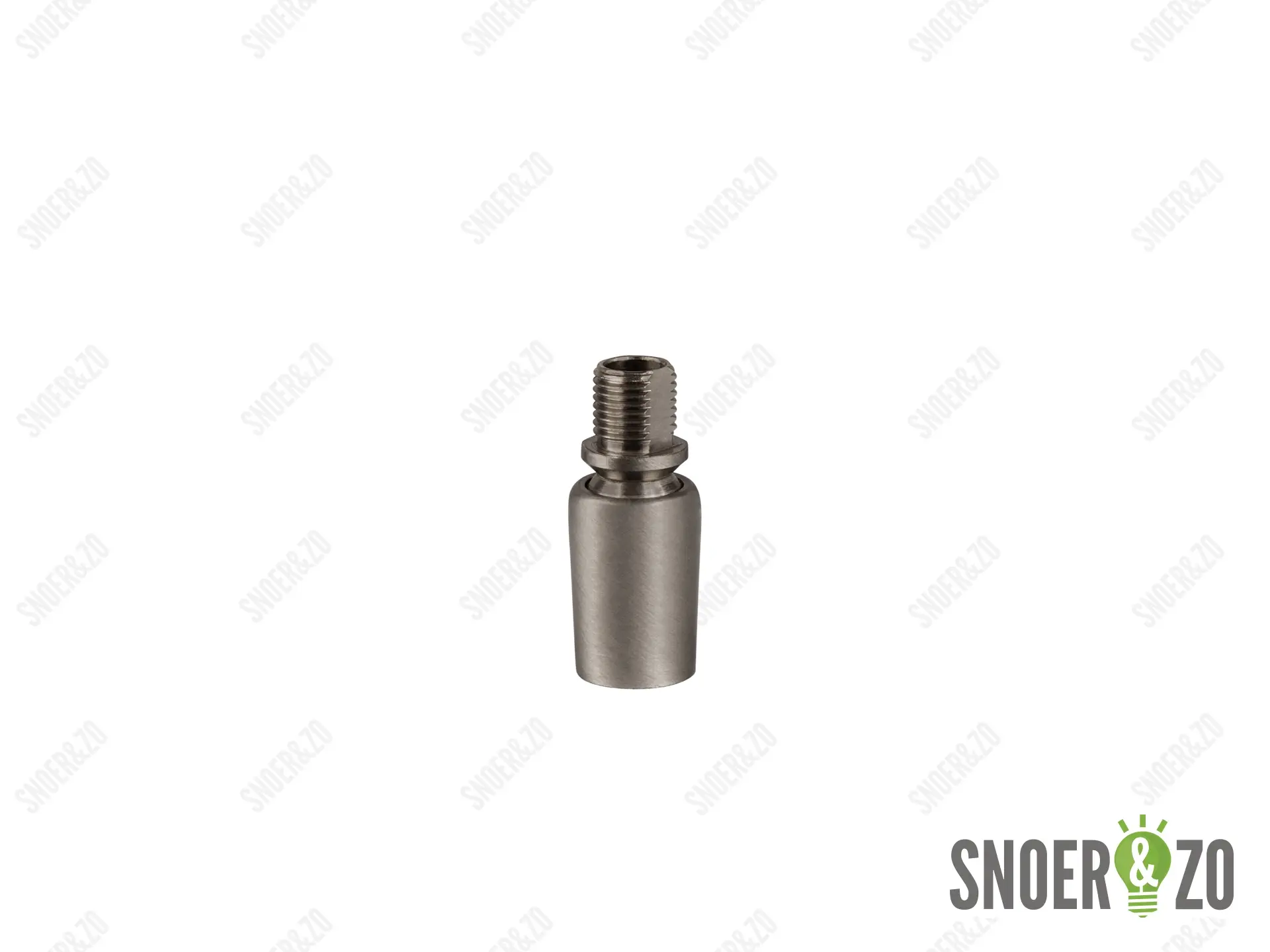 Stelgewricht geborsteld nikkel (RVS look)