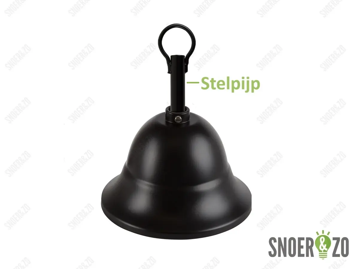 Stelpijp blank metaal - lengte 120 mm - M10x1