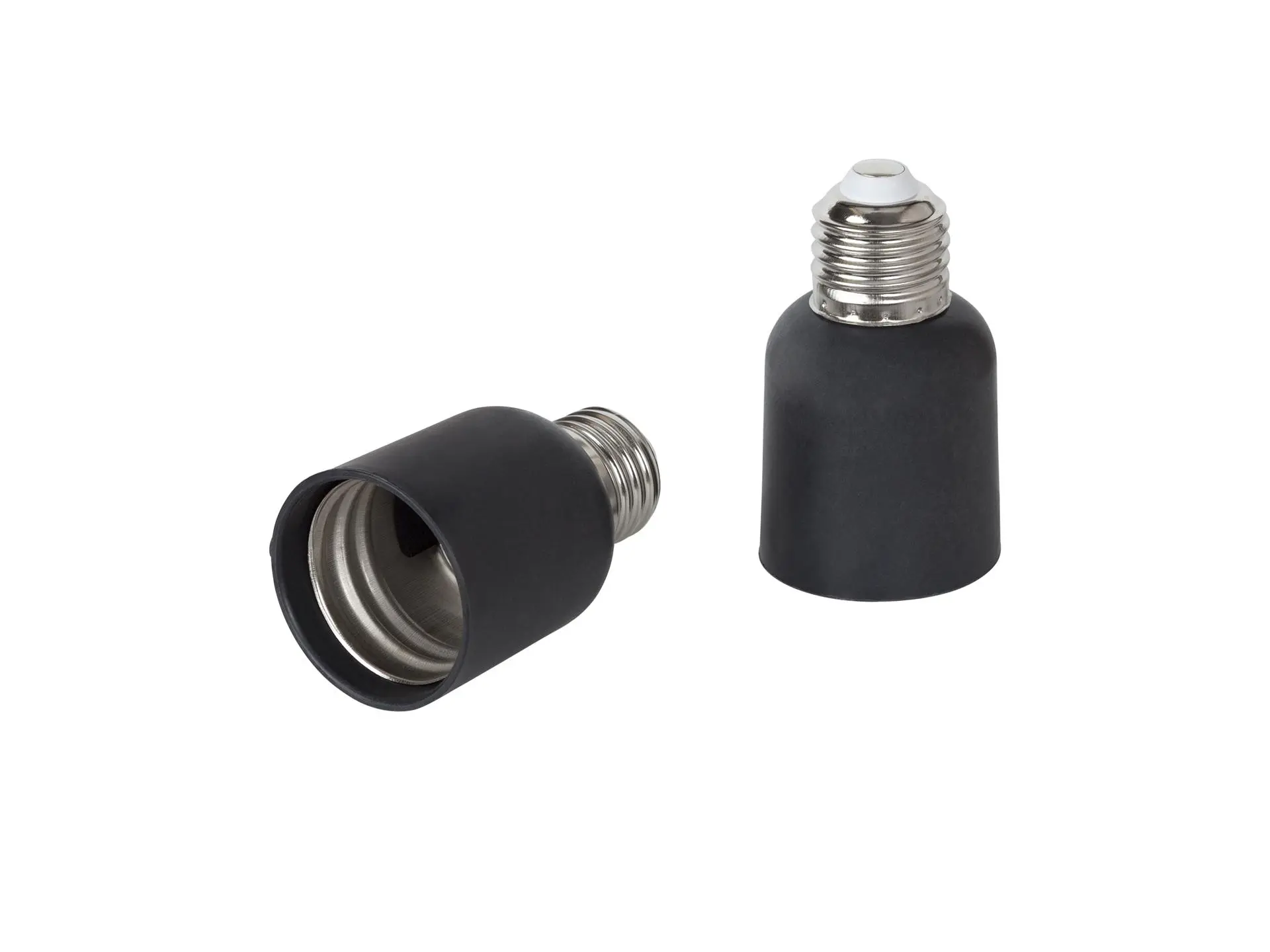 Verloopfitting van E27 naar E40 fitting zwart