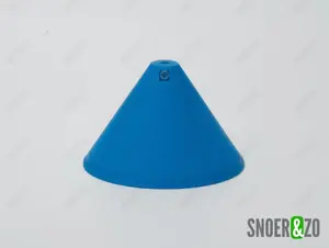 Plafondkap kunststof blauw met trekontlaster