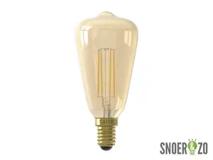 Calex LED filament edison ST48 4W E14 goud dimbaar