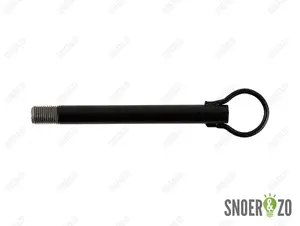 Stelpijp zwart - lengte 120 mm - M10x1