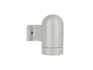Wandlamp porselein haak E27 grijs