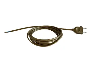 Aansluitsnoer met stekker - 2x0.75mm² - 300 cm - goud VLM-model