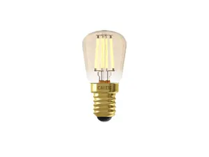 Calex LED filament buislamp T26 2.7W E14 goud dimbaar