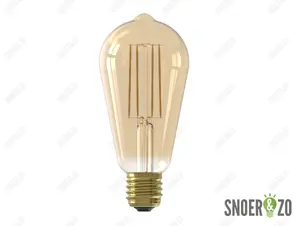 Calex LED filament edison ST64 3.5W E27 goud dimbaar