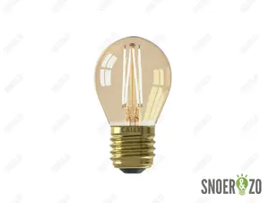 Calex LED filament kogel 3.5W E27 goud dimbaar