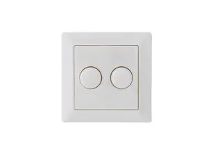 EcoDim Duo dimmerknop wit compleet - geschikt voor GIRA/JUNG/Merten