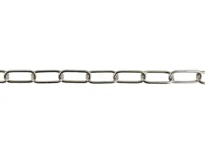 Lamp ketting chroom 47x20mm