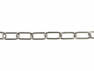Lamp ketting chroom 55x24mm