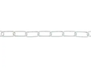 Lamp ketting wit 47x20mm