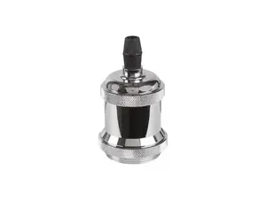 Metalen fitting E27 retro chroom