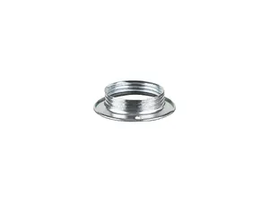 Metalen fitting ring voor E27 fitting - chroom kleur