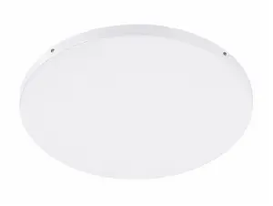 Plafondkap metaal plat wit zonder gaten en beugel - XL - 50cm