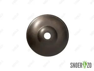 Sier afdekplaat deco brons - 6.5 cm