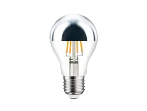 SPL LED filament GLS kopspiegellamp 4W E27 zilver dimbaar