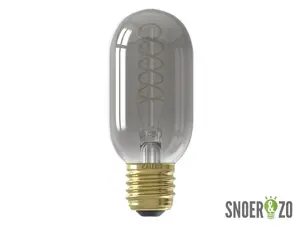 Calex LED flex filament T45x110mm buislamp 4W E27 titanium dimbaar