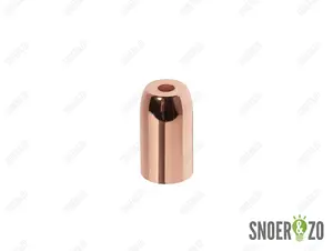 Fittinghuls E14 rood koper plat model
