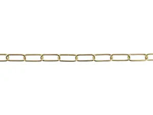 Lamp ketting messing kleur 39x16mm