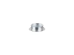 Metalen fitting ring voor E14 fitting - chroom kleur