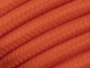 Oranje strijkijzersnoer - 2 aderig