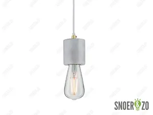 Paulmann hanglamp nordin E27 wit marmer goud